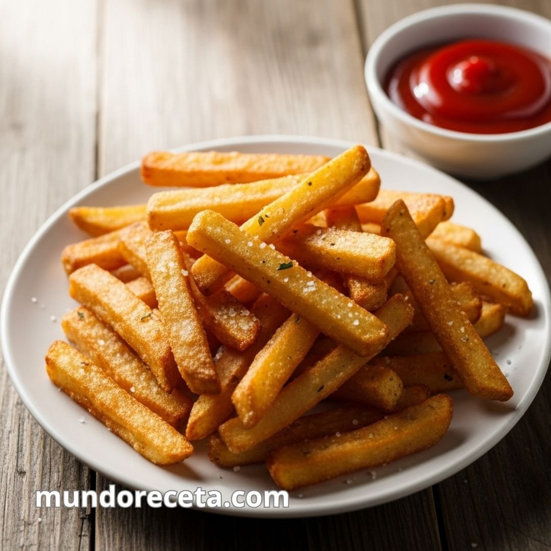 Cómo hacer patatas fritas crujientes