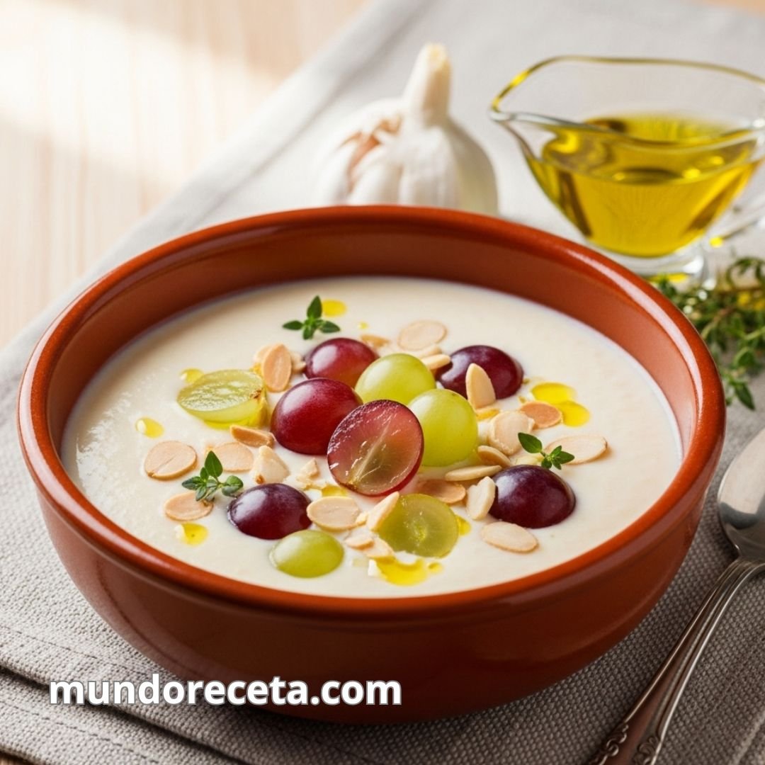 Sopa de ajo blanco andaluz