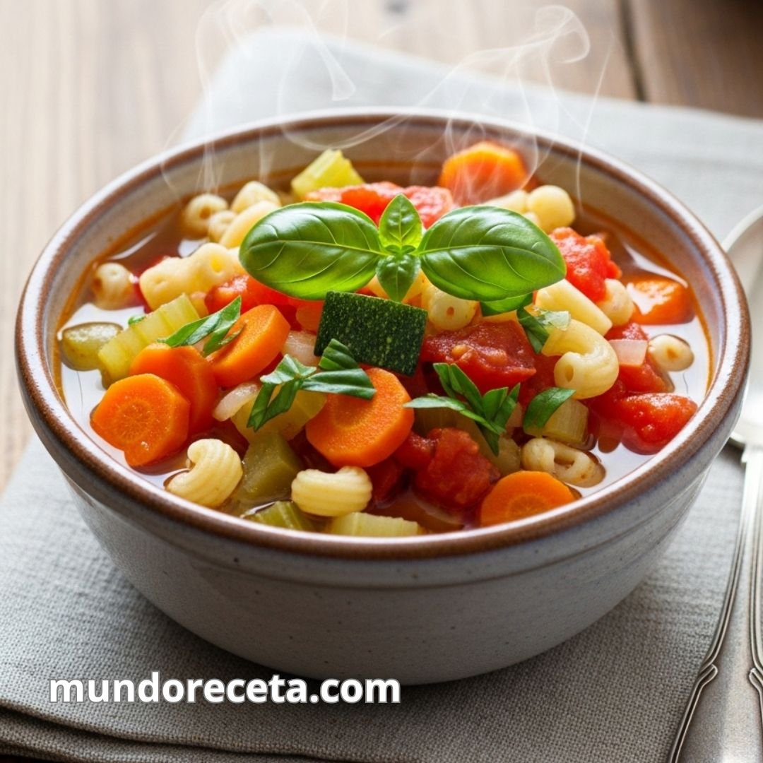 Sopa minestrone italiana
