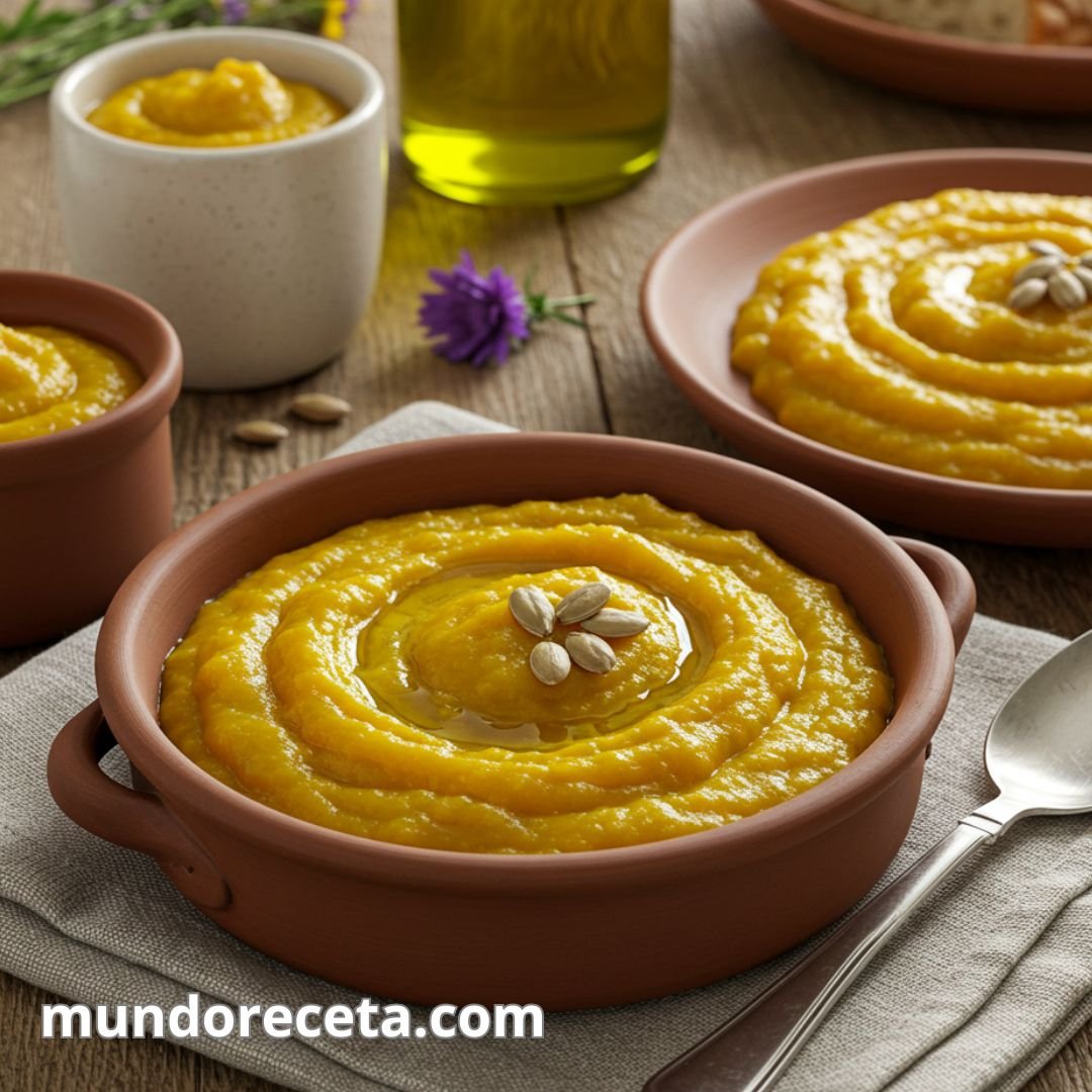 Puré de calabaza asada