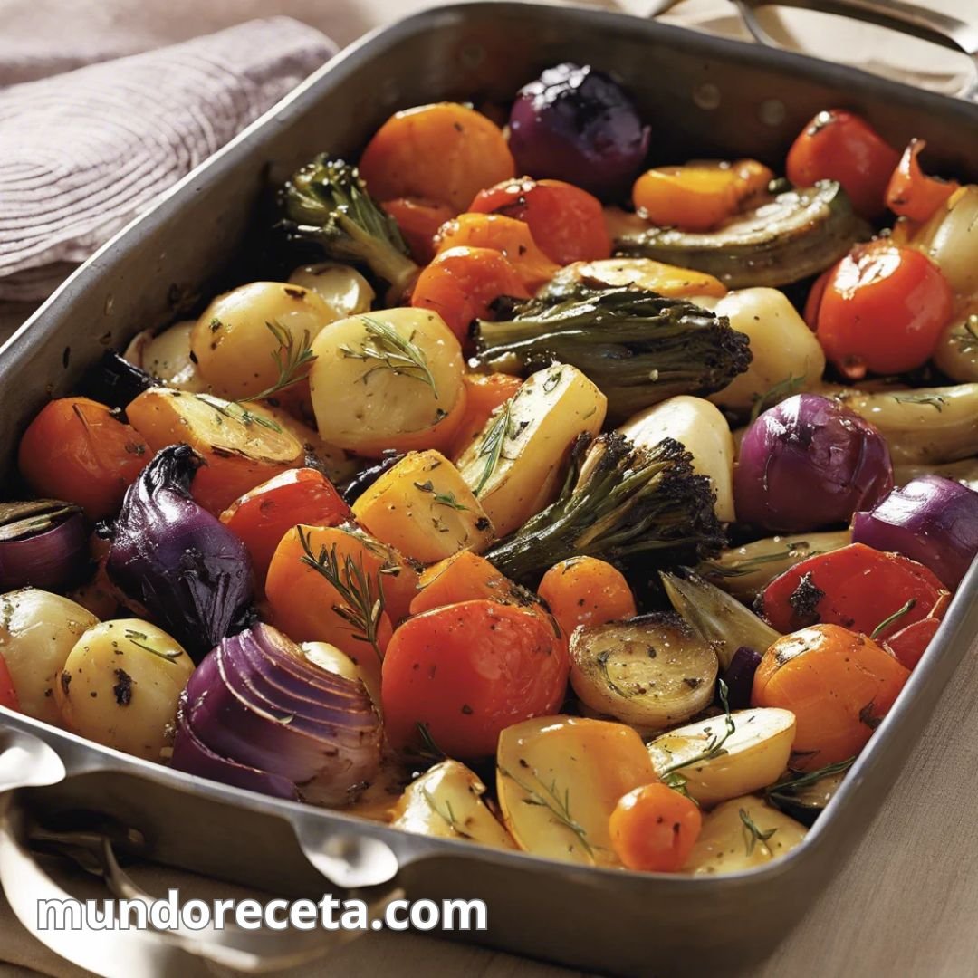 Verduras asadas al horno
