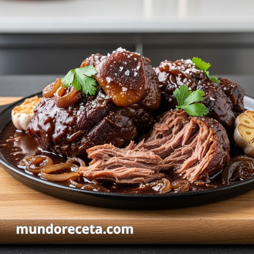 Carrilleras de cerdo al vino tinto