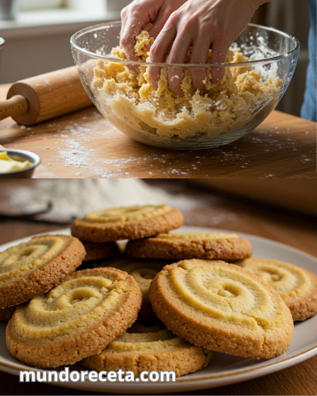 Galletas de mantequilla con esencia de vainilla