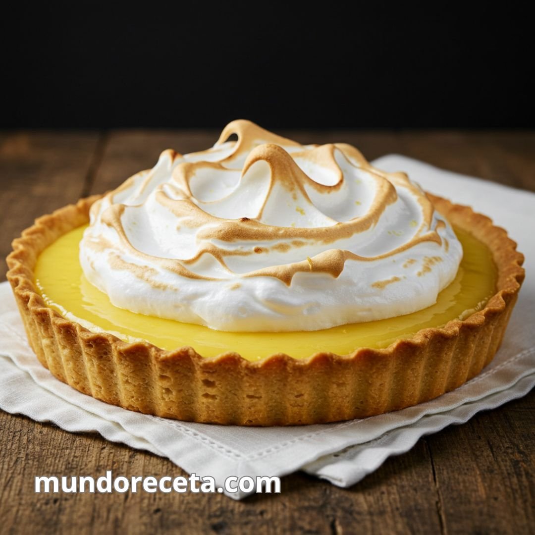 Receta de tarta de limón con merengue