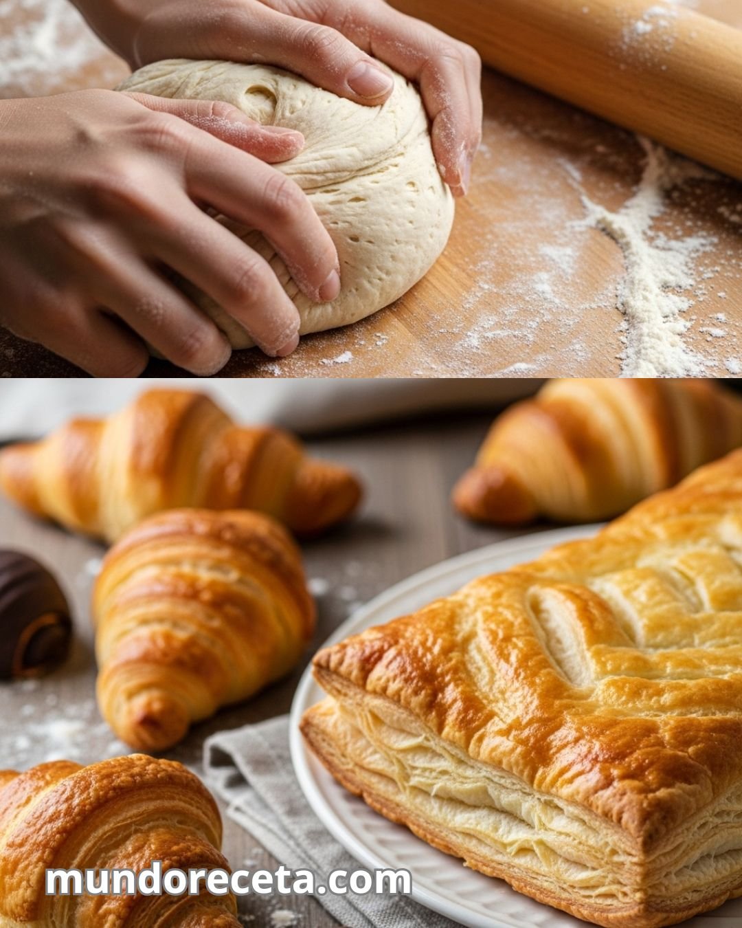 Masa hojaldrada casera