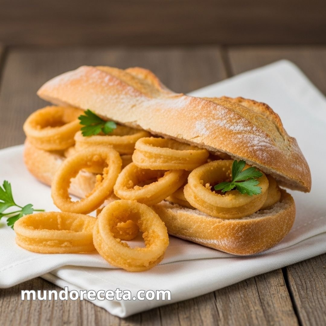 bocadillo de calamares madrileño