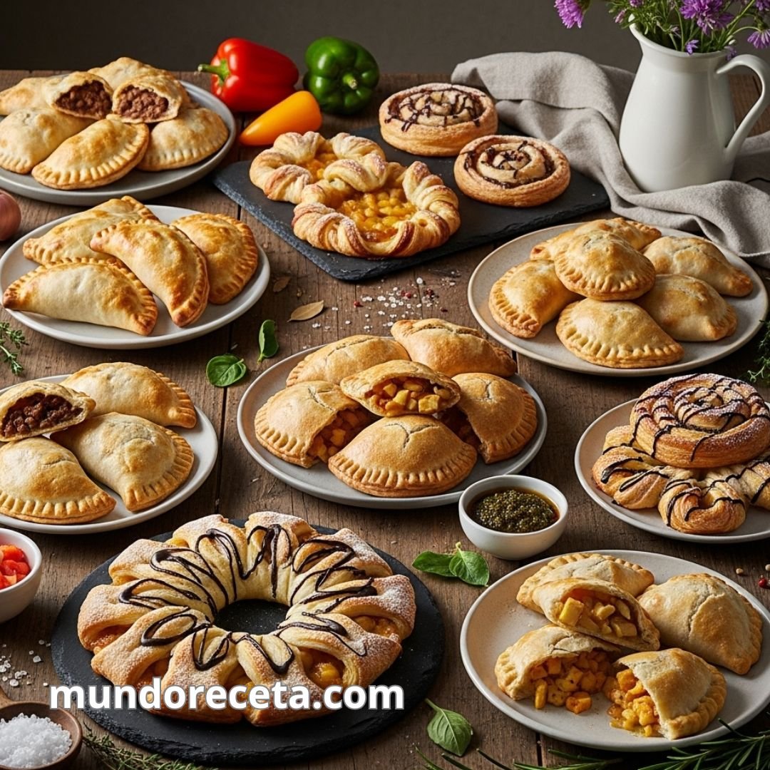 El mundo de las empanadas y hojaldres rellenos