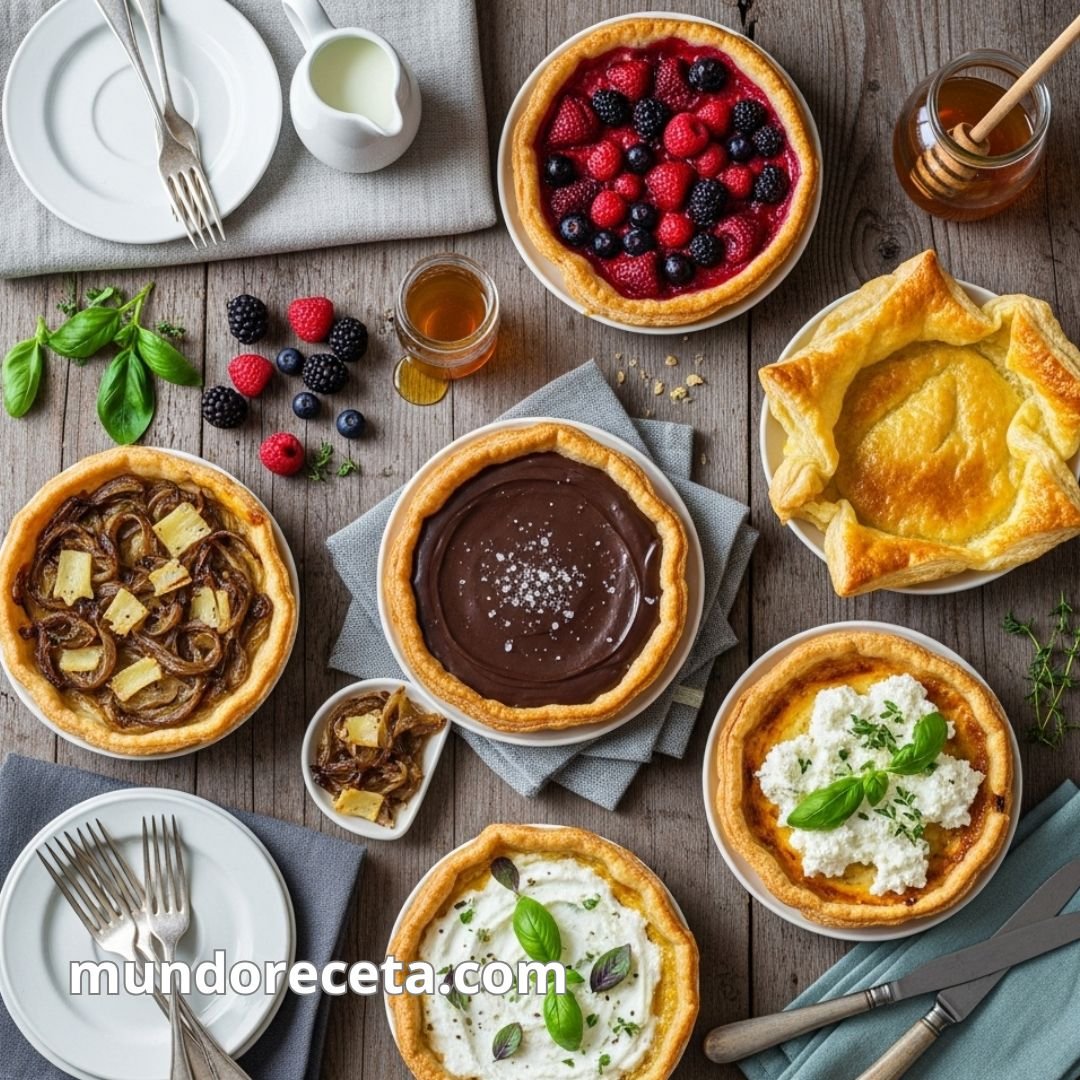 Elaboración de tartaletas dulces y saladas con masas caseras