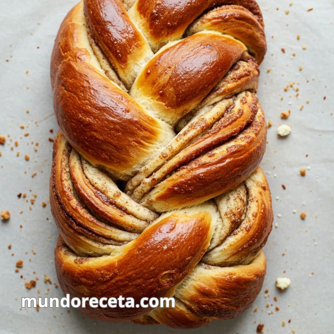 Elaboración de babka casera un dulce trenzado delicioso