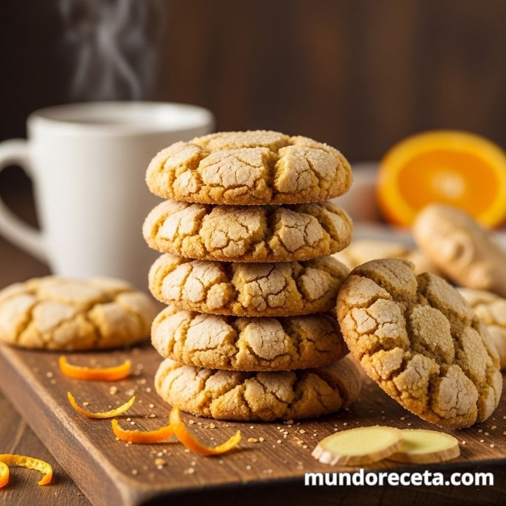 Galletas Especiadas de Naranja y Jengibre para un Día Frío