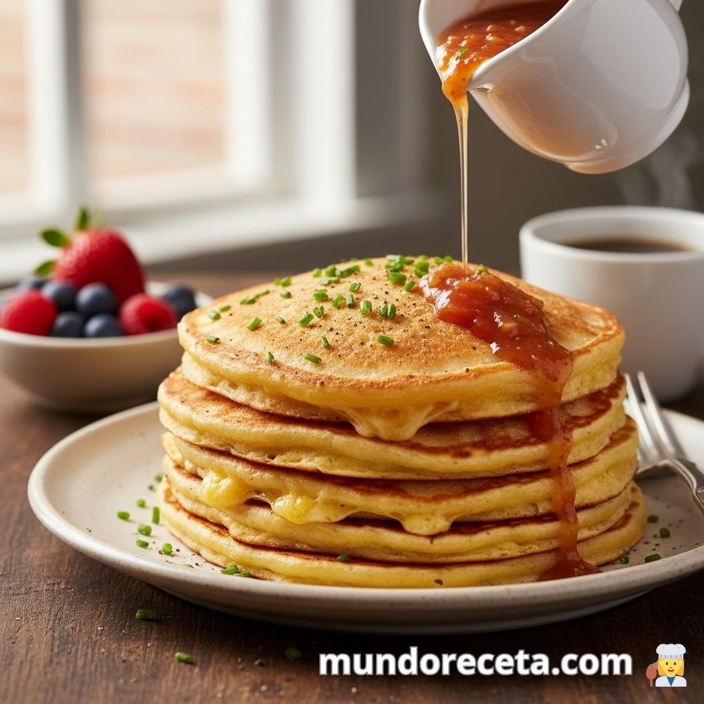 Panqueques de Queso Caseros: La receta más fácil y esponjosa