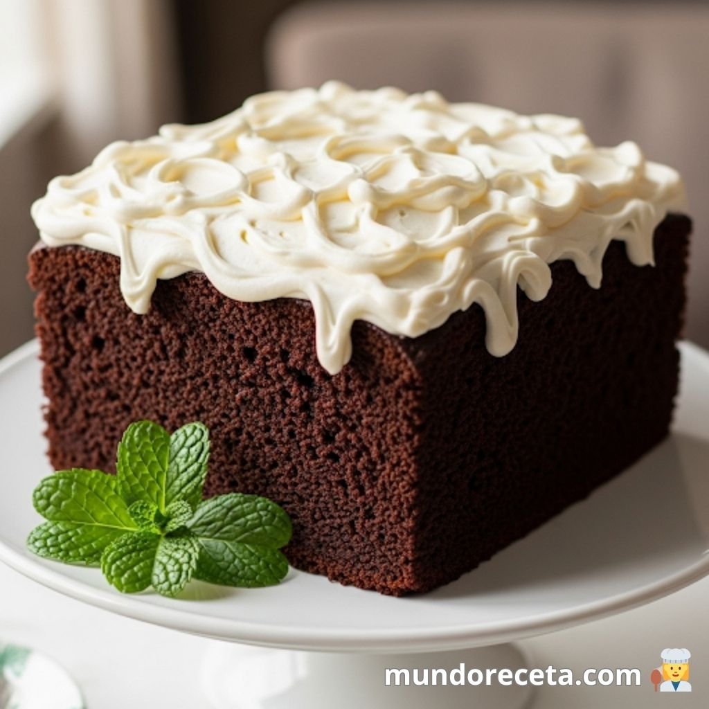 Pastel de Chocolate Negro y Cerveza Negra