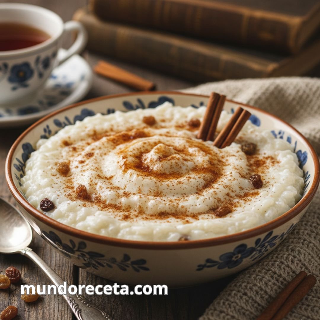 Arroz con leche de la abuela cremoso y tradicional