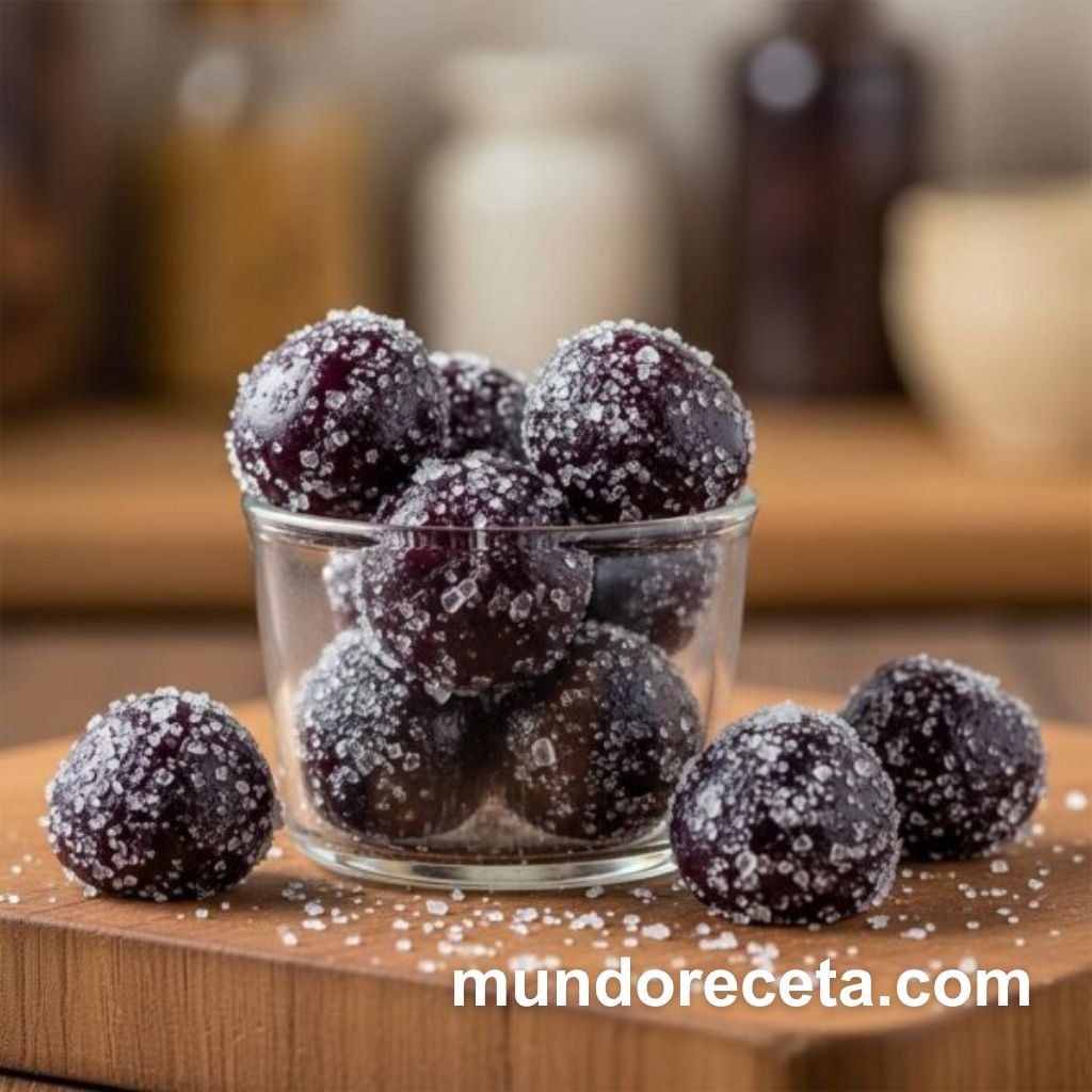 Descubre la receta más viral de tiktok: arándanos confitados crujientes, dulces y festivos. ¡perfectos para navidad y muy fáciles de hacer