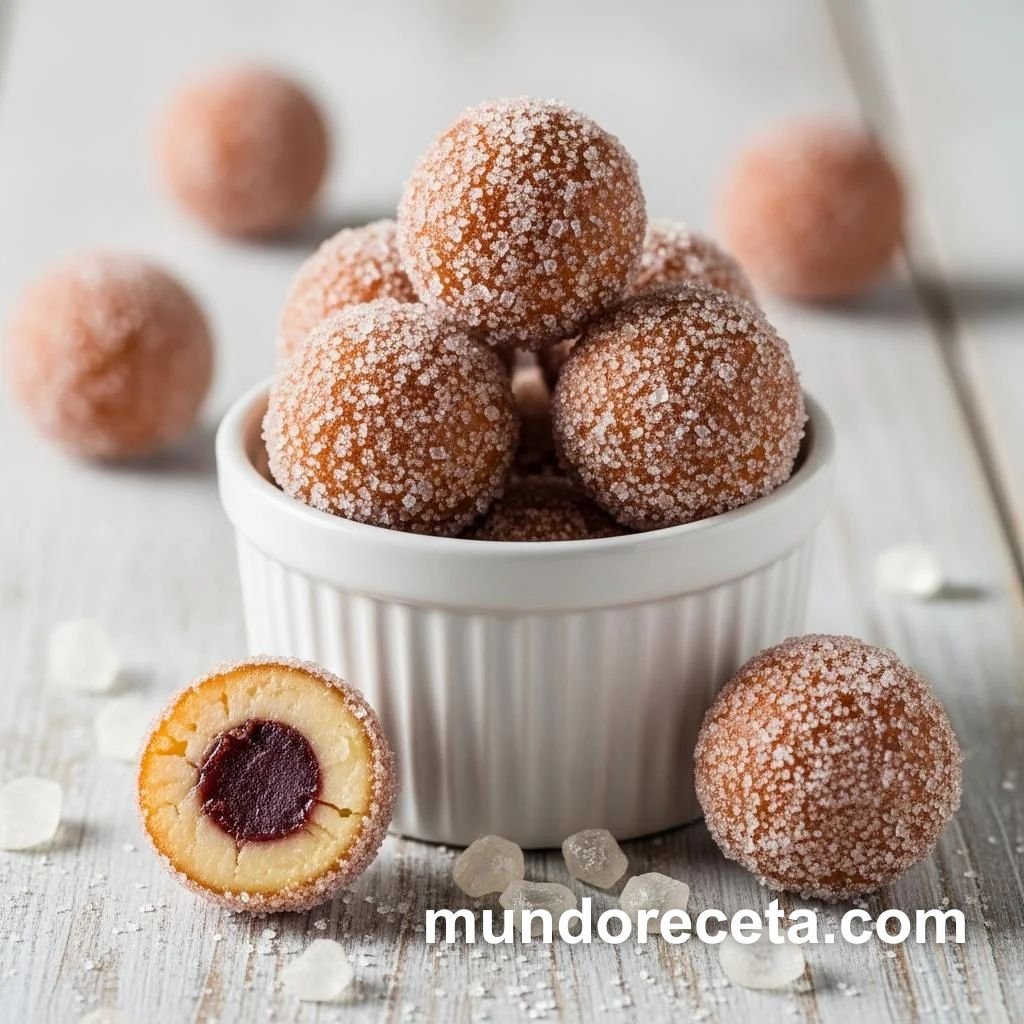 Descubre la receta de TikTok de Arándanos Escarchados, bolas de nieve dulces. Un postre fácil, crujiente y festivo perfecto en Navidad