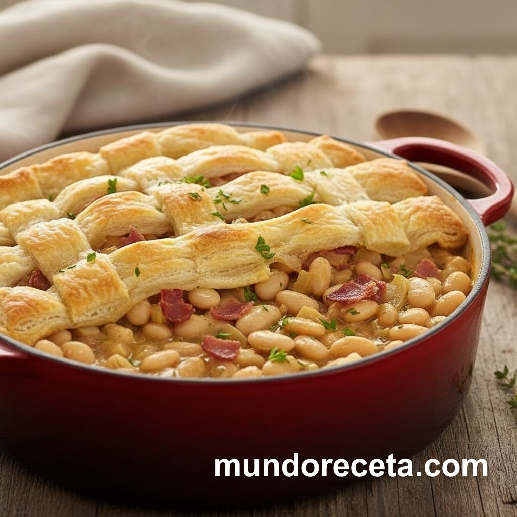 Descubre el pastel de alubias mantequilla viral. una receta fácil, económica y reconfortante para tus cenas de invierno. ¡no te la pierdas!